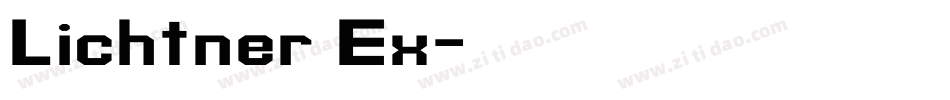 Lichtner Ex字体转换